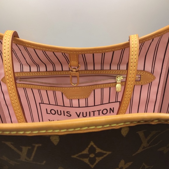 Louis Vuitton Never Full MM, EUC, With Pouch, Limited Edition Pink - Picture 15 of 16